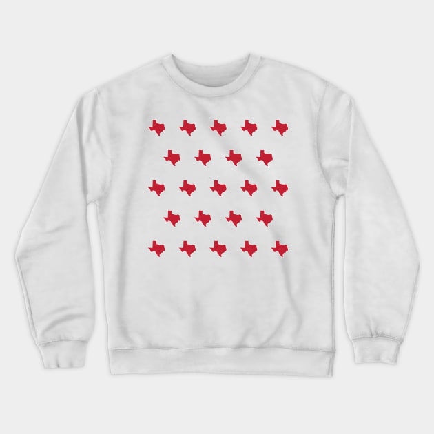 Texas Crewneck Sweatshirt by HalamoDesigns